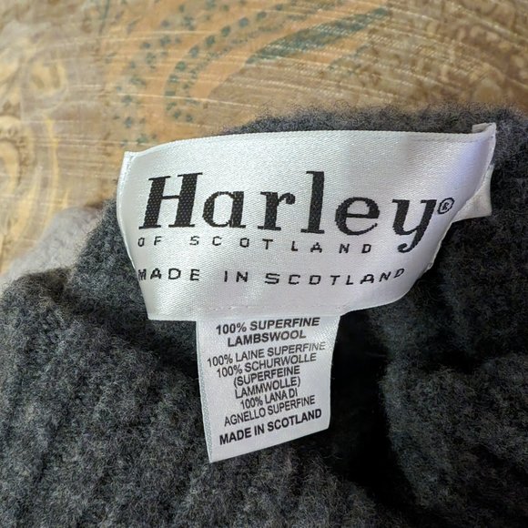 Harley Rollneck Lambswool Jumper in Derby Grey - Picture 4 of 5